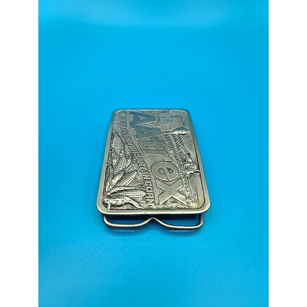AAtrex Silver Anniversary Belt Buckle 25 Years in Corn Farming Belt Buckle